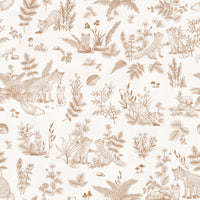 Enchanted Forest Line Art Wallpaper⁠