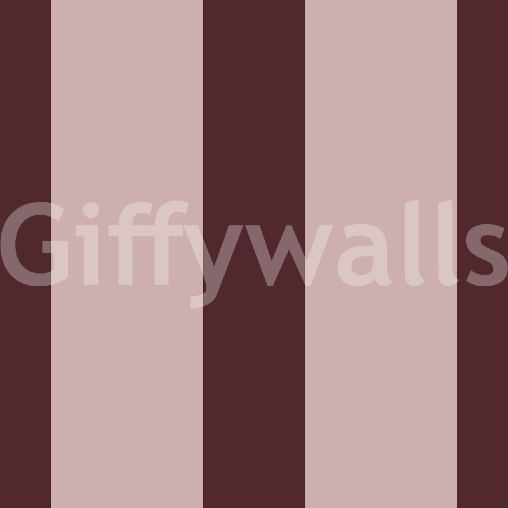 Minimalist Taupe and Chocolate Stripe Wallpaper⁠