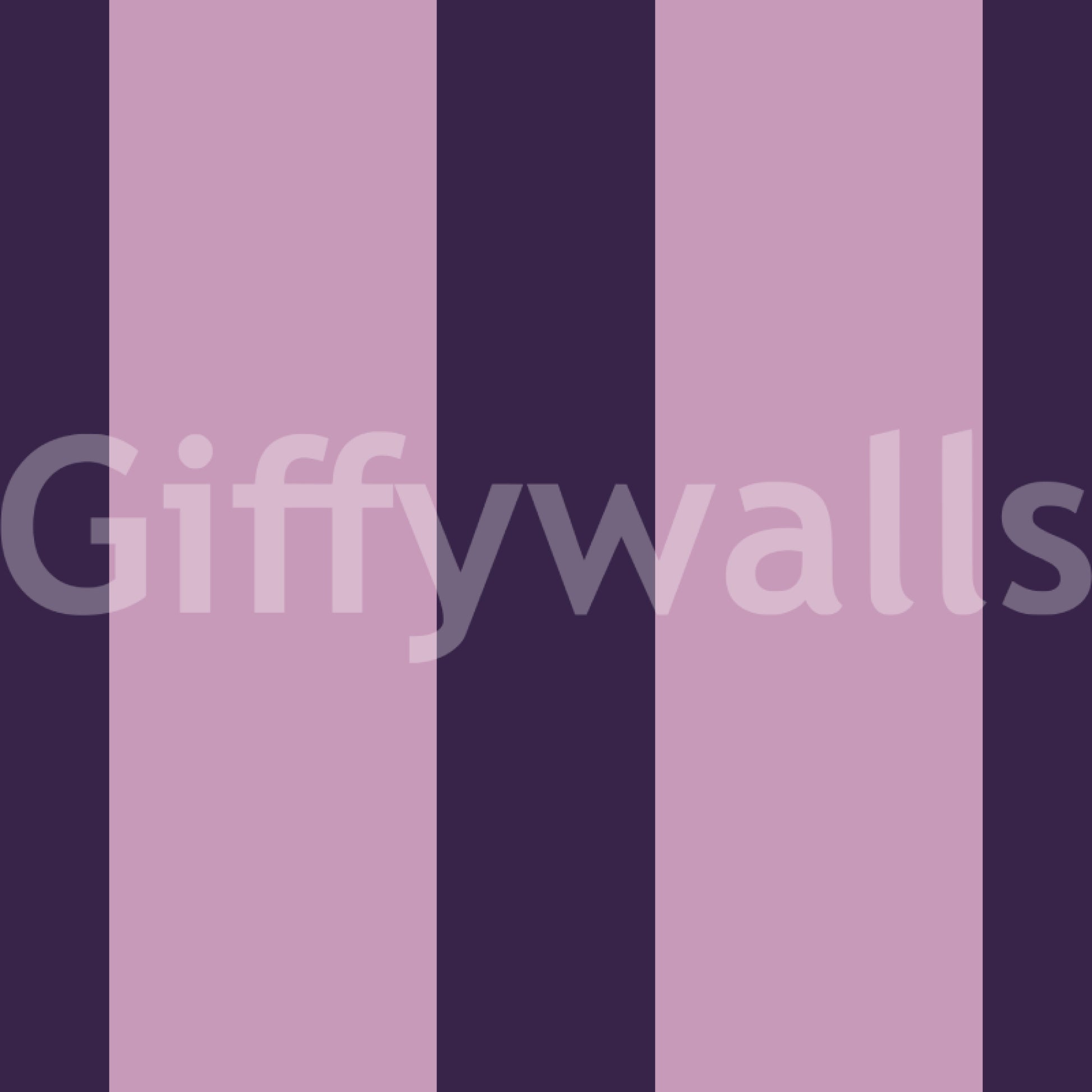 Deep Plum and Soft Lilac Vertical Stripes Wallpaper⁠
