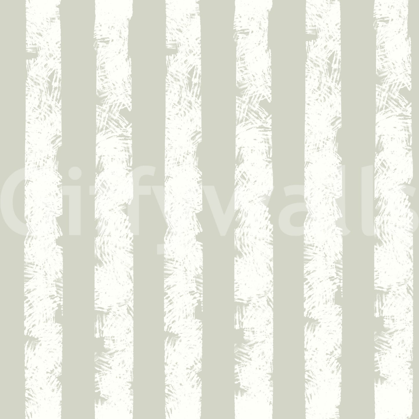 Textured Vertical Stripes in Neutral Sage Wallpaper⁠