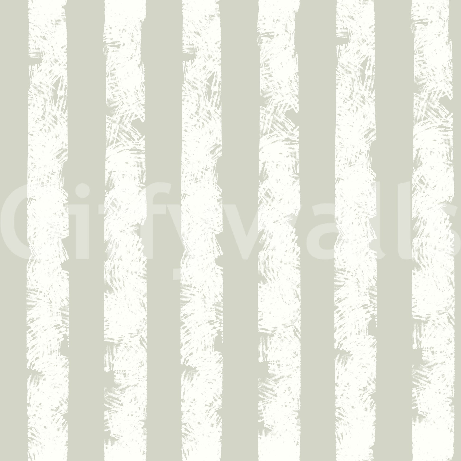 Textured Vertical Stripes in Neutral Sage Wallpaper⁠