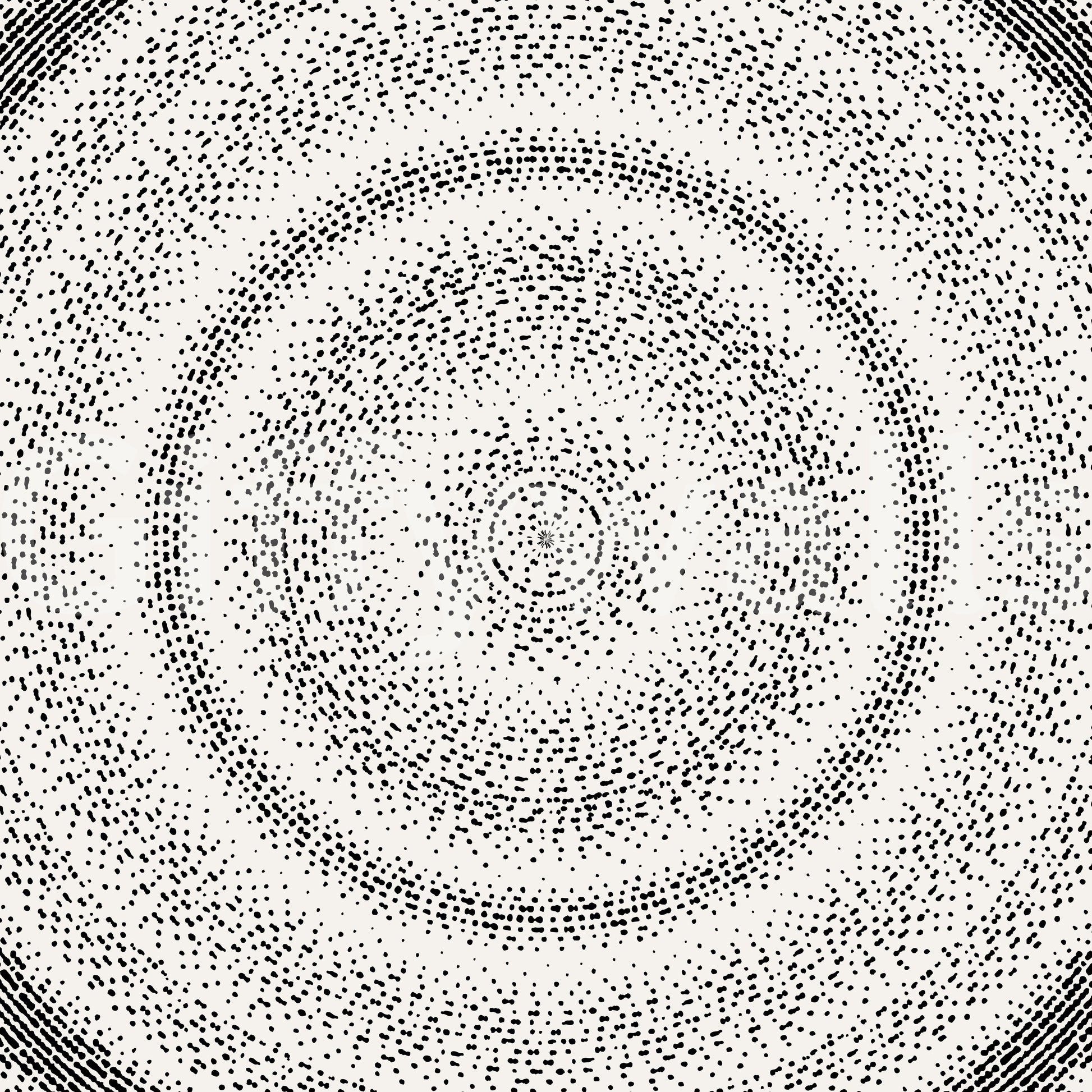 Celestial Dotted Drip Circle Wall Mural