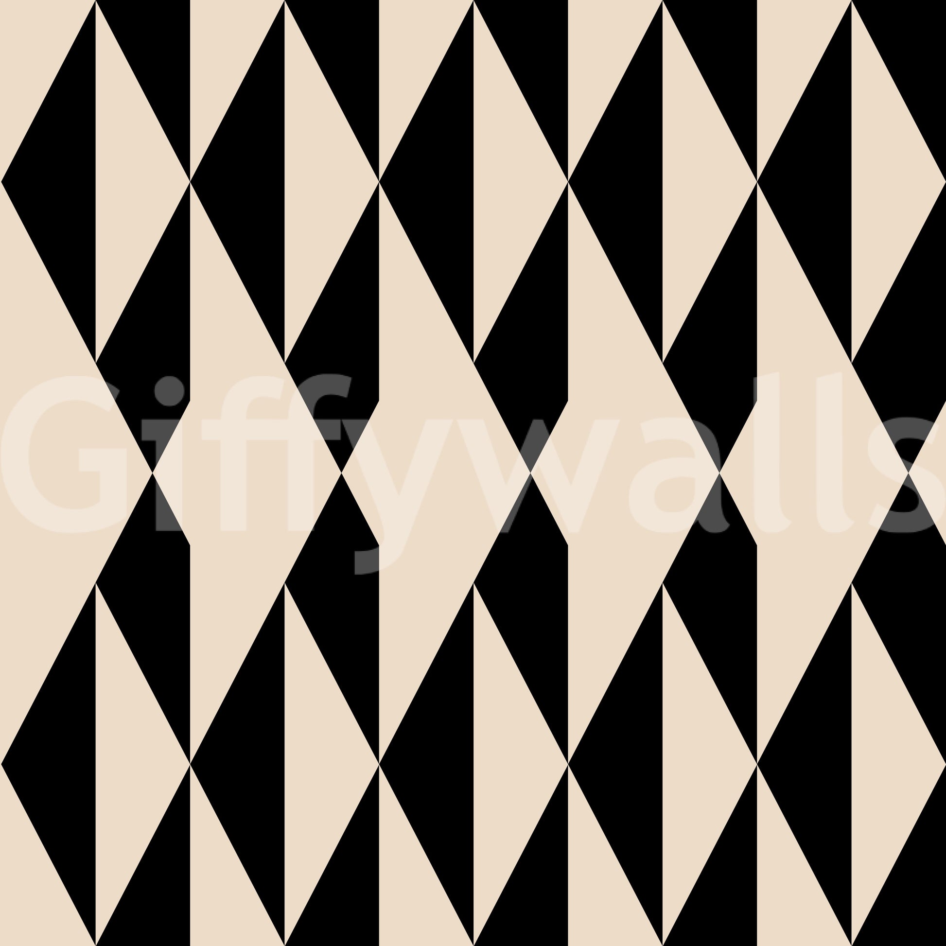 Monochrome Geometric Diamonds Wallpaper⁠