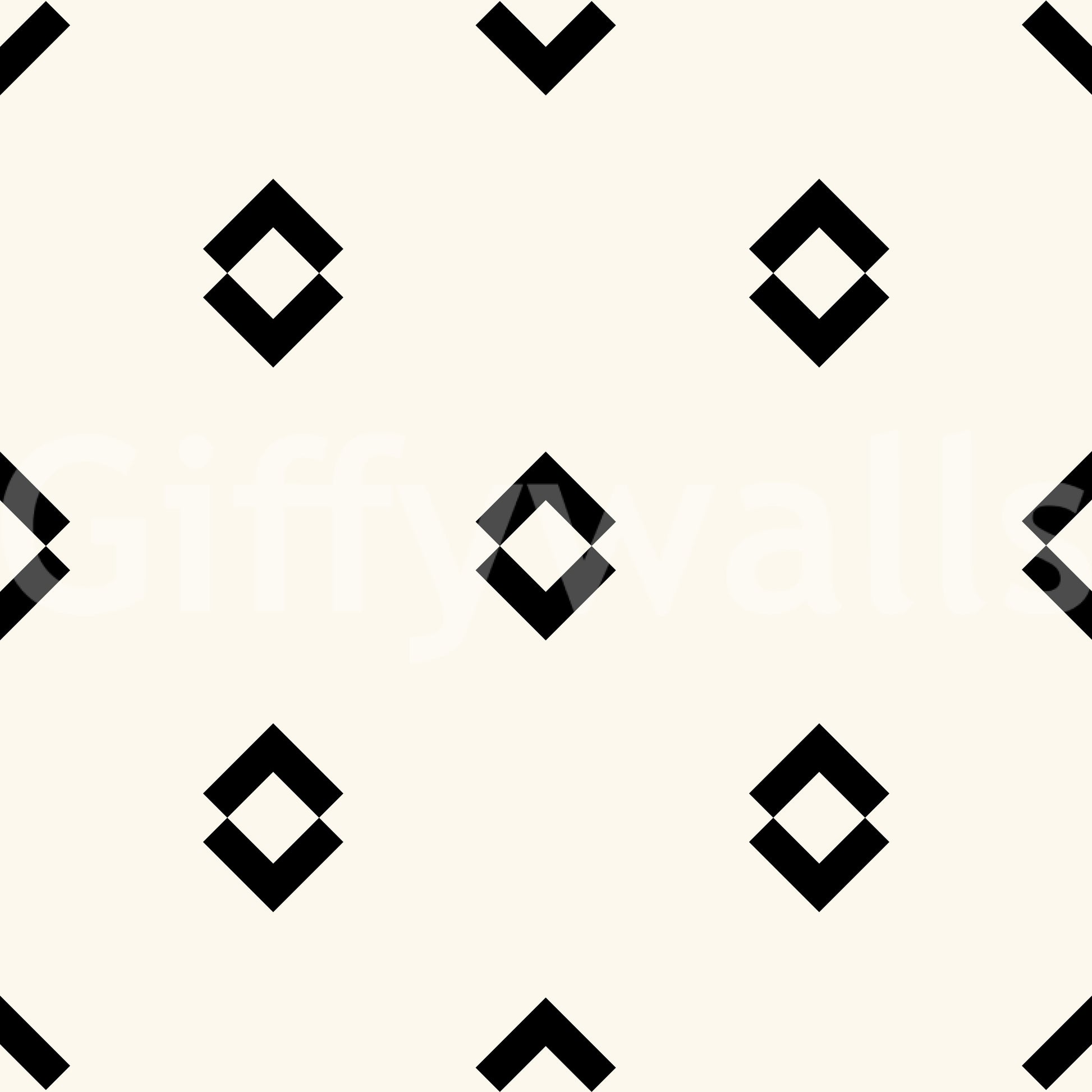 Minimalist Black and White Geometric Diamond Grid Wallpaper⁠