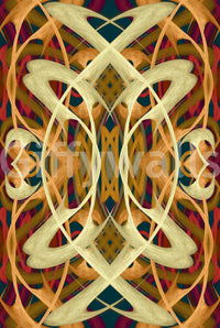 Art Nouveau Revival Whiplash Lines - PRALINÉ Wallpaper⁠