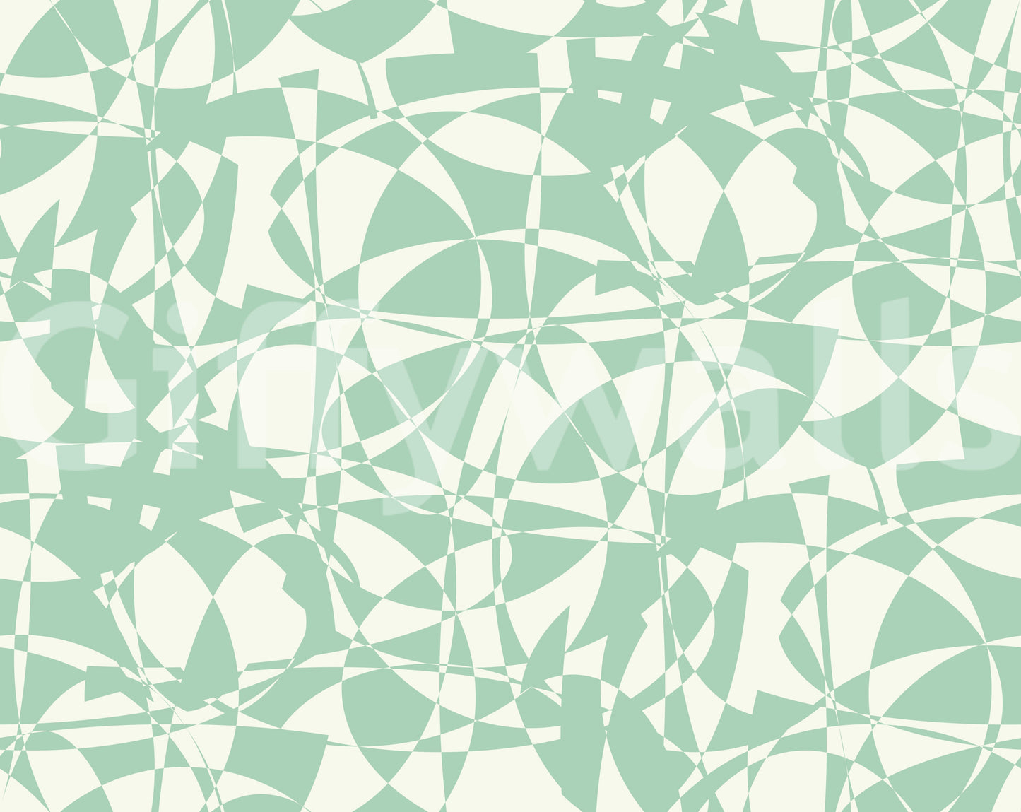Abstract Sage Arc Flow Wallpaper⁠