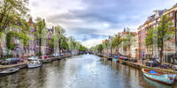 Historic Dutch Townhouse Canal Wall Mural