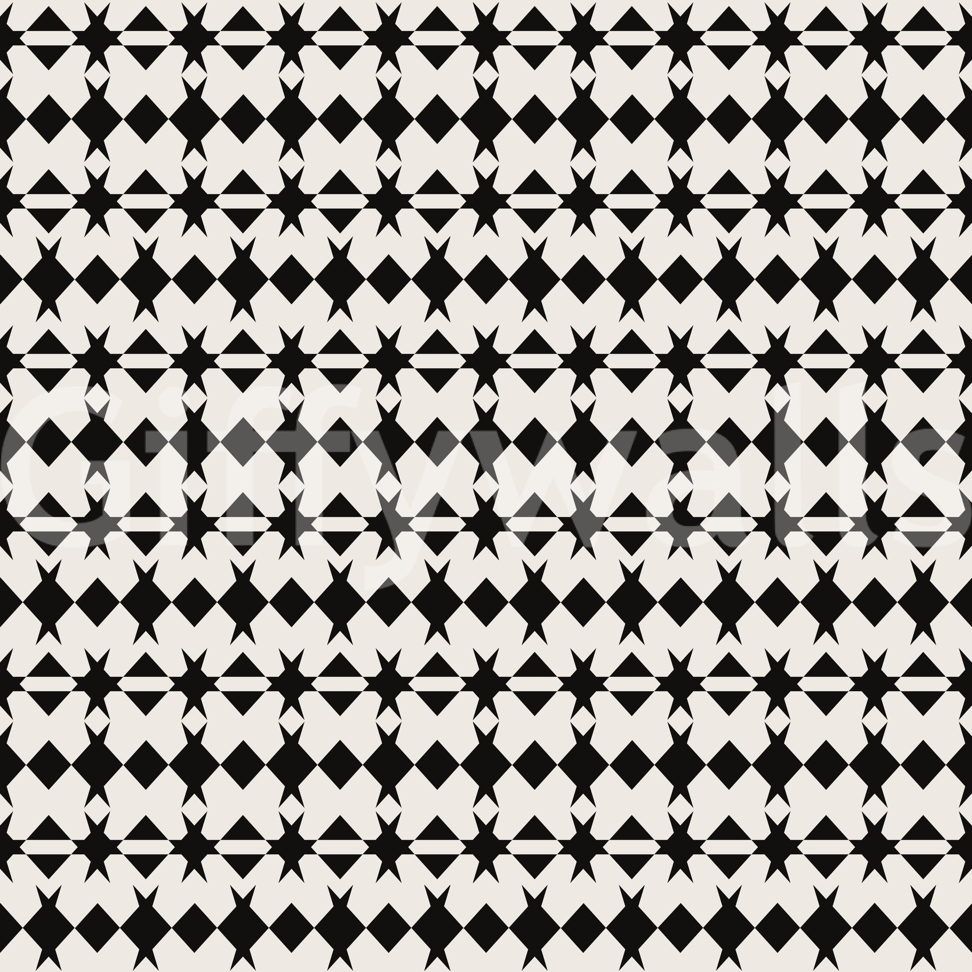 Minimalist Diamond Grid Graphic Wallpaper⁠
