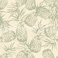 Rustic Pineapple Botanical Print Wallpaper⁠