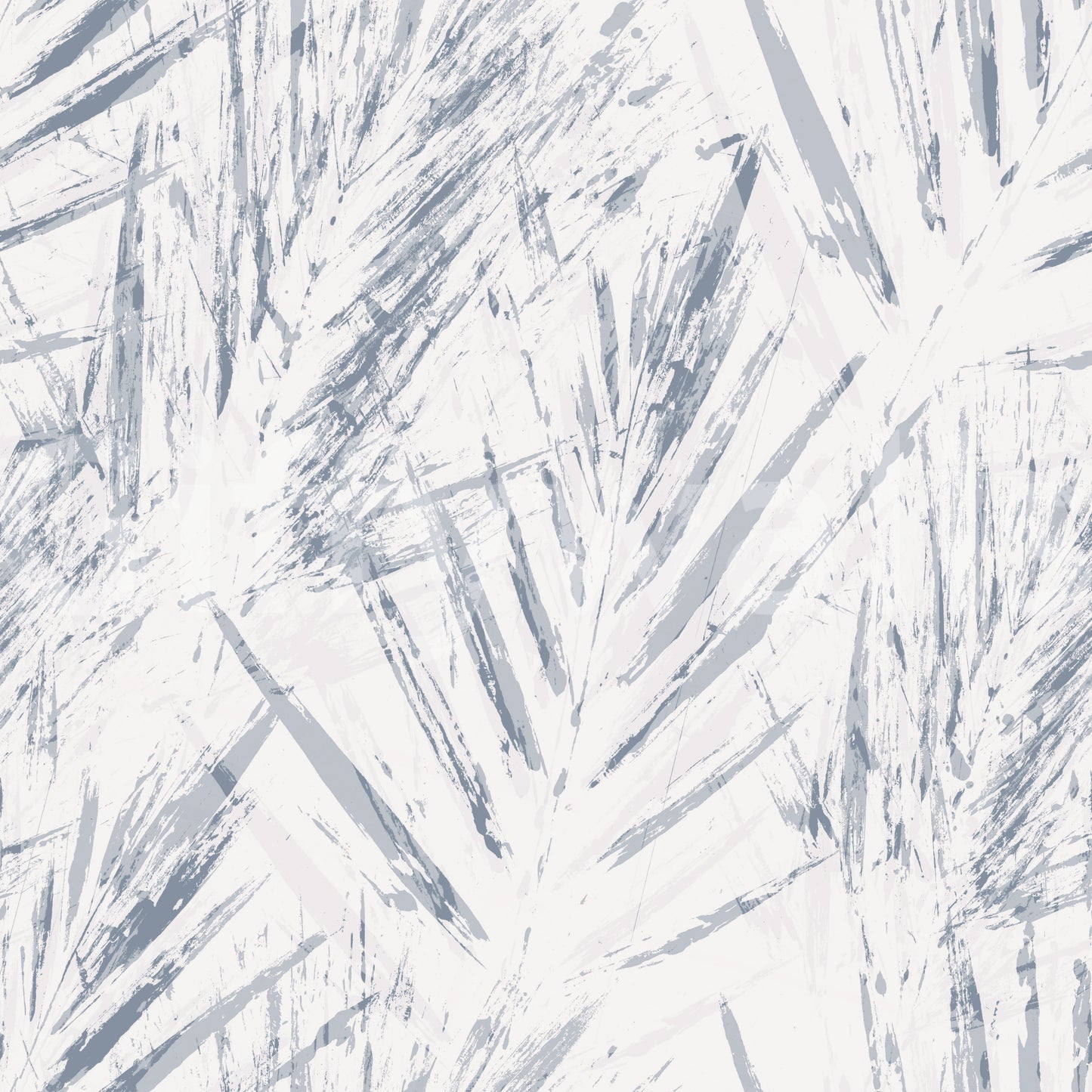 Monochrome Textured Palm Foliage Wallpaper⁠