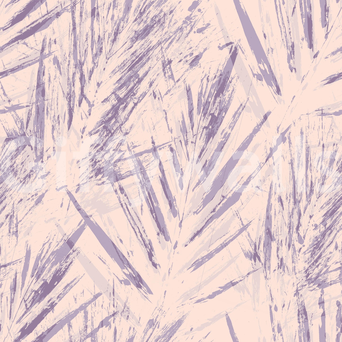 Abstract Lavender Ferns Wallpaper⁠