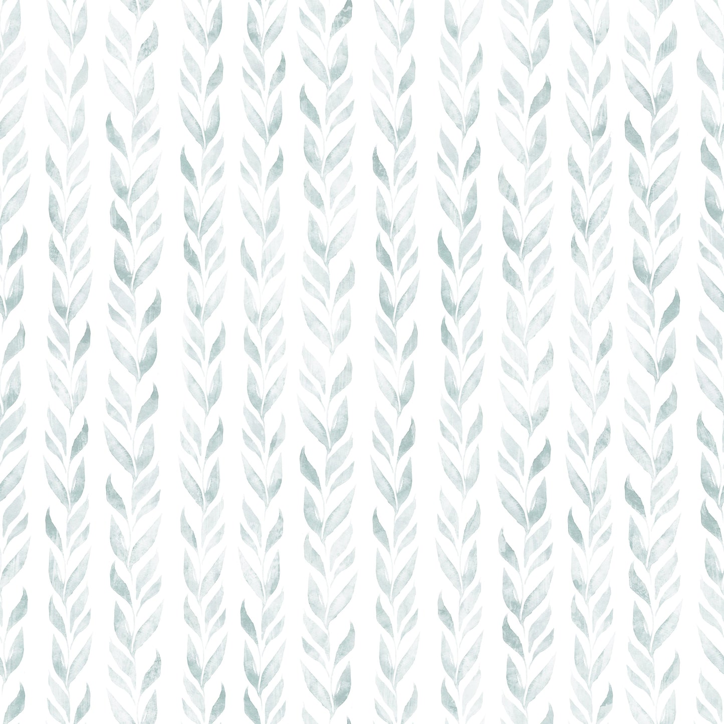 Serene Sage Leaf Vertical Trails Wallpaper⁠