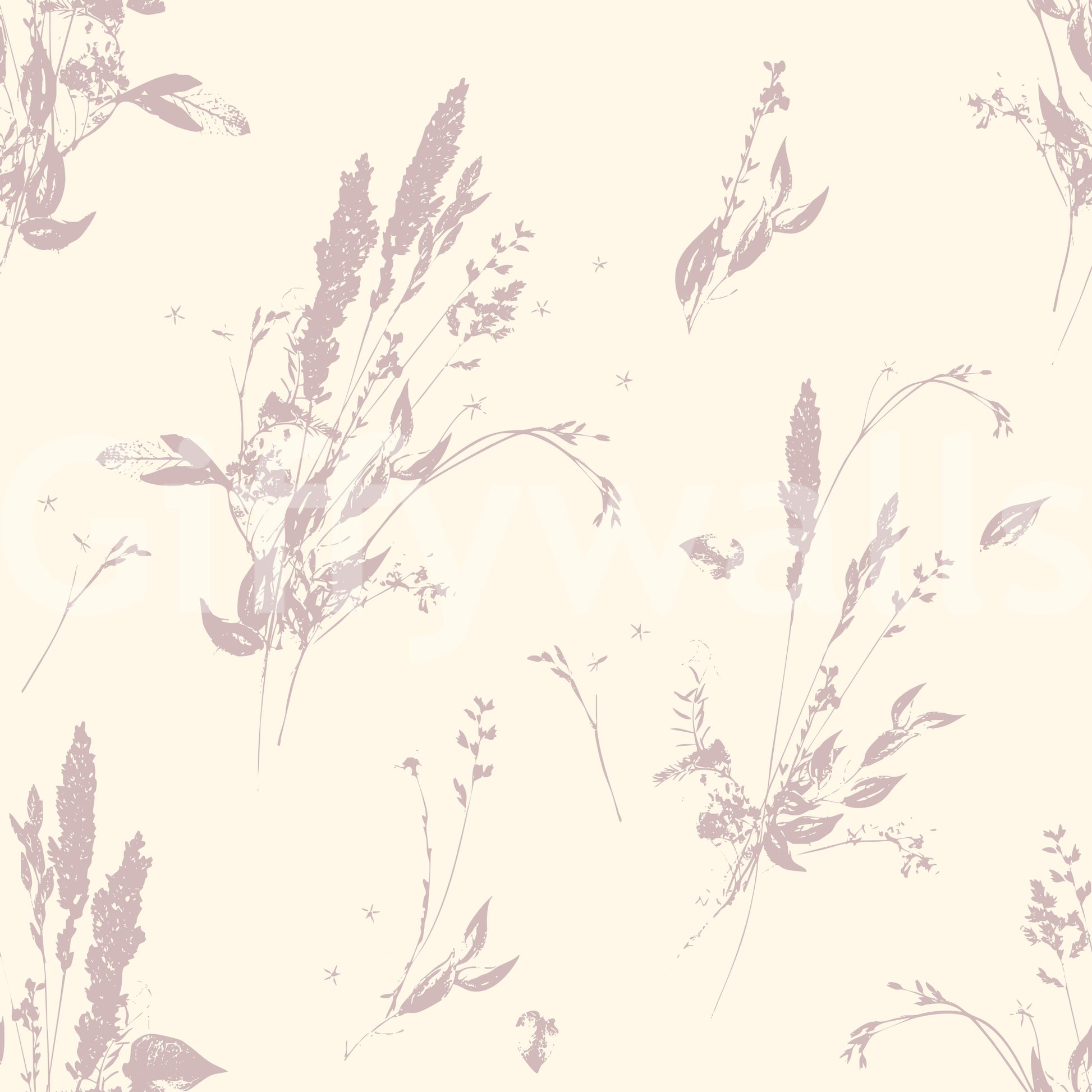 Blush Meadow Botanicals Wallpaper⁠
