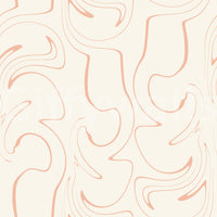 Soft Blush Swirls Wallpaper⁠