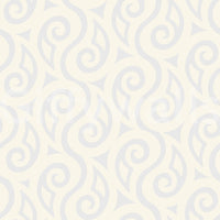 Cream and Grey Swirl Pattern Wallpaper⁠