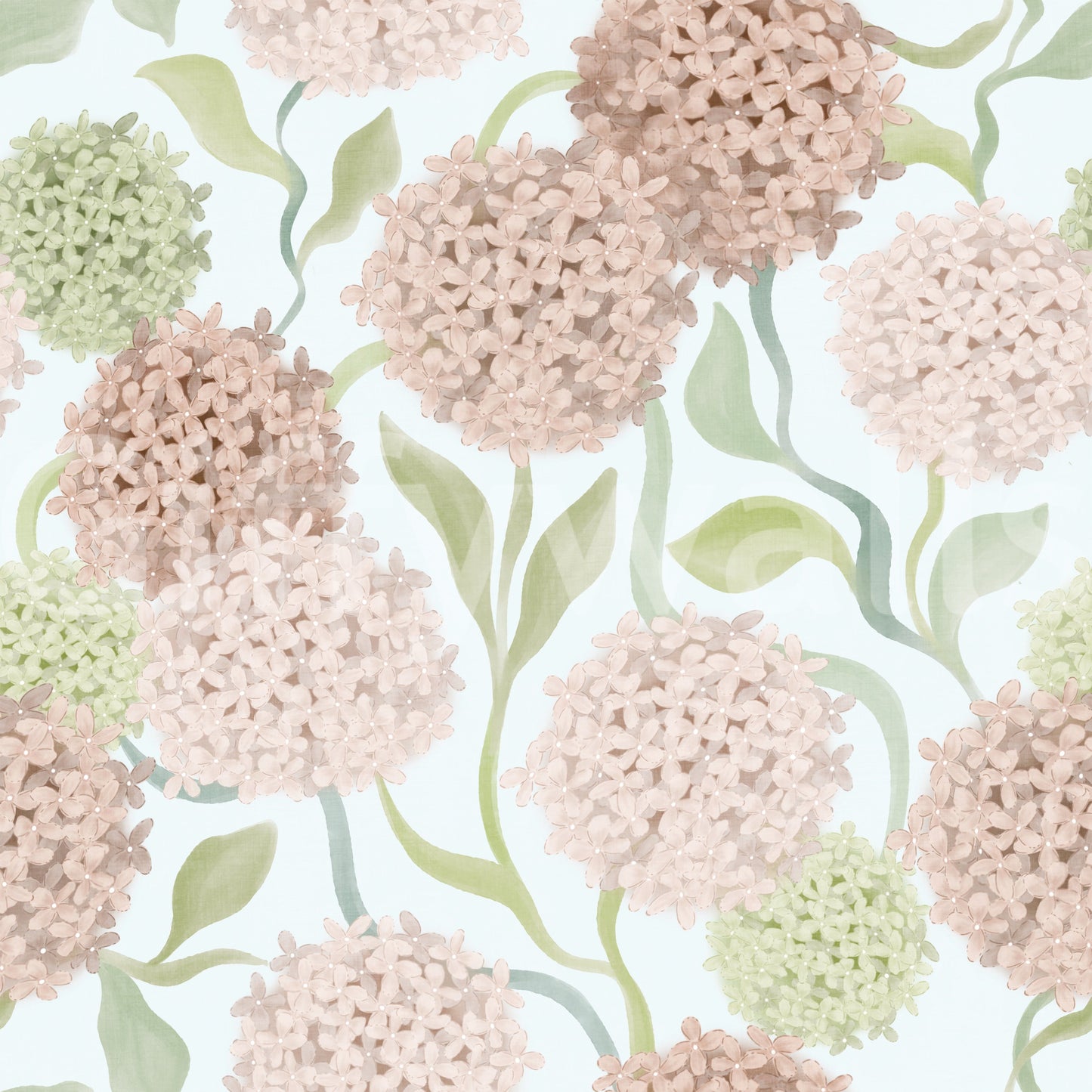Dreamy Watercolor Petal Clusters Wallpaper⁠