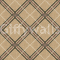 Winter Heritage - Tartan Trellis Plaid Grid - Rich Warm Tones Wallpaper⁠