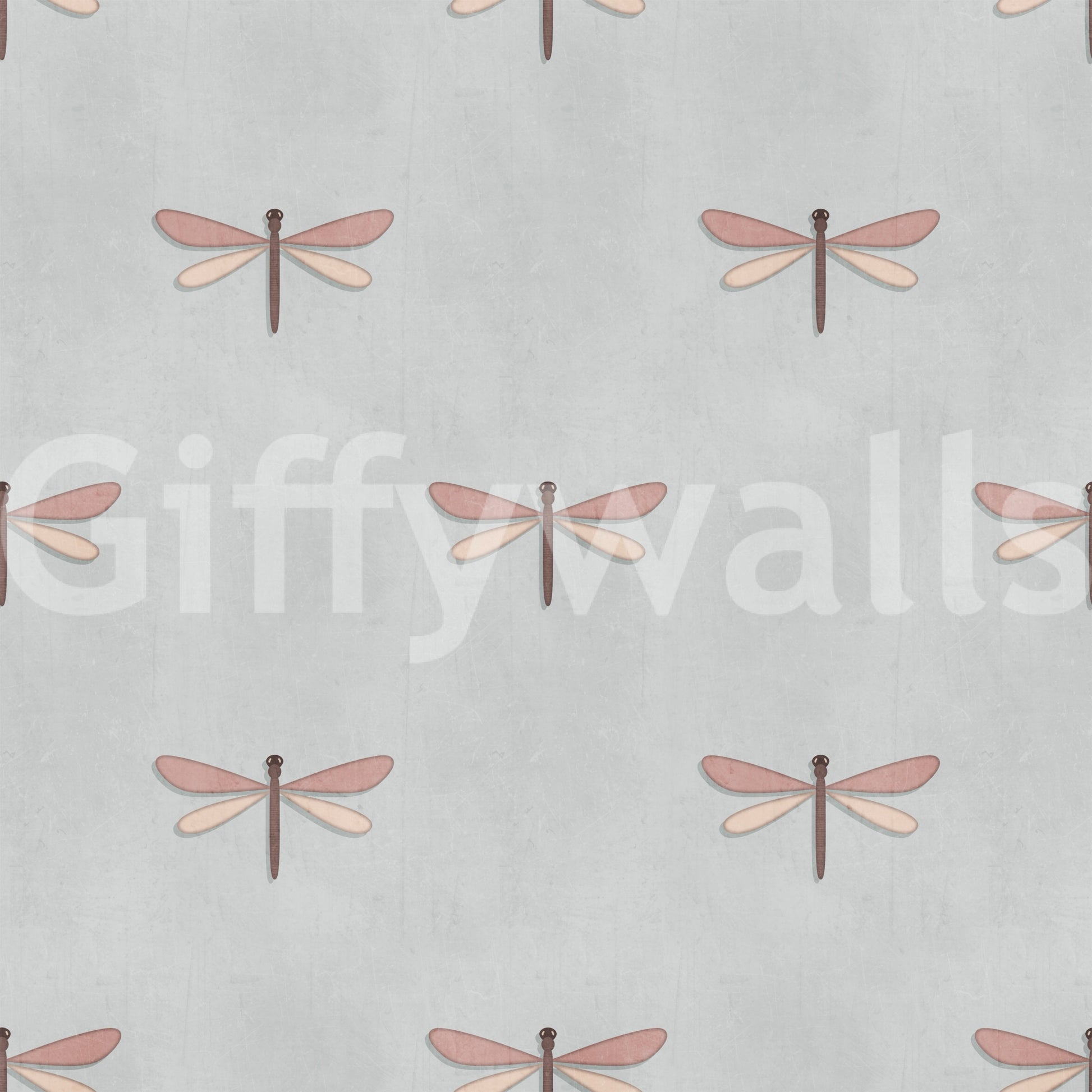 Dreamy Dragonfly Illustration Wallpaper⁠