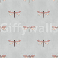 Dreamy Dragonfly Illustration Wallpaper⁠