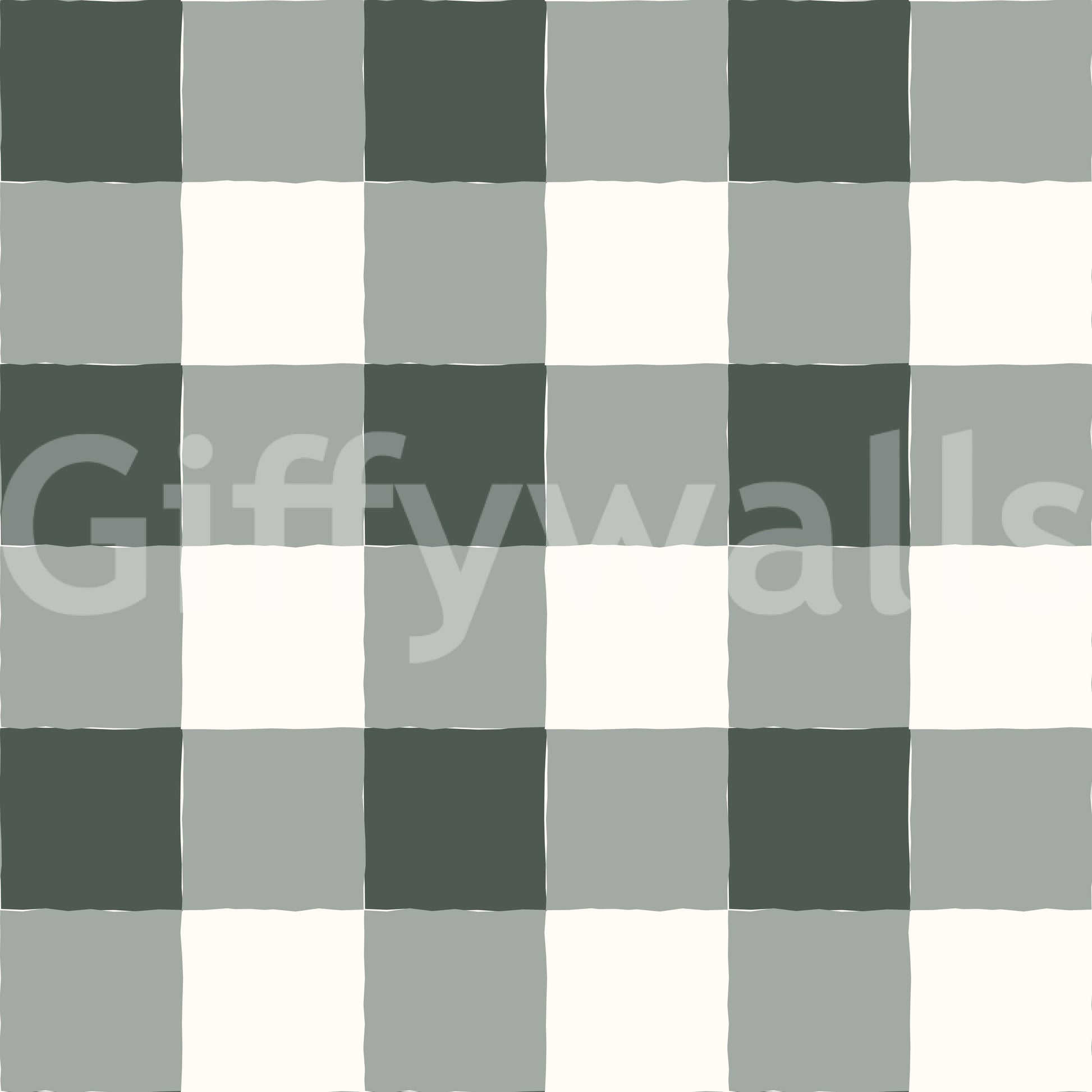 Soft Slate Checkered Grid Wallpaper⁠