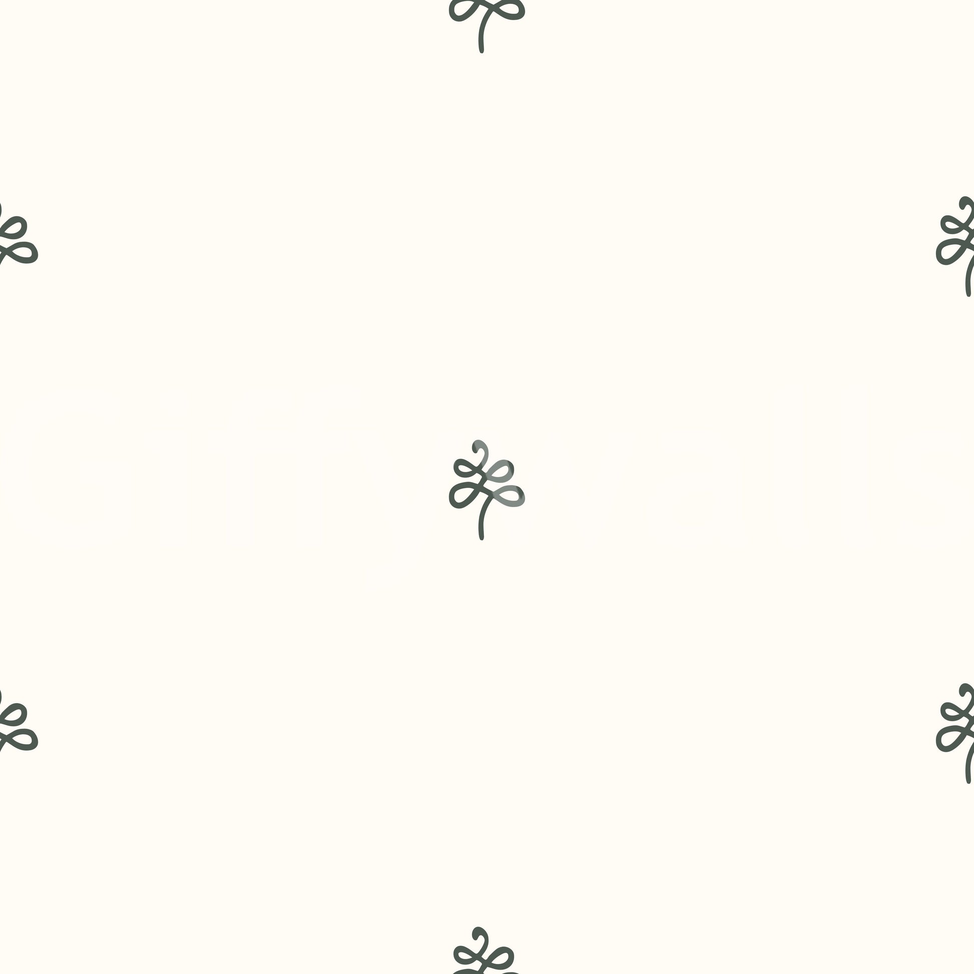 Minimalist Hand-Drawn Flourish Pattern Wallpaper⁠