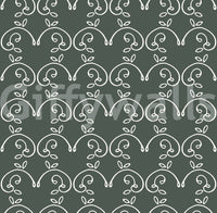 Sage Green Organic Arch Pattern Wallpaper⁠