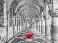 Italian Stone Corridor Perspective Wall Mural