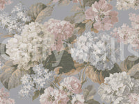 Vintage Hydrangea Botanical Garden Wall Mural