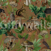 Enchanted Woodland Forest Creatures Wallpaper⁠