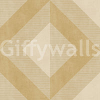 Golden Geometric Diamond Motif Wallpaper⁠