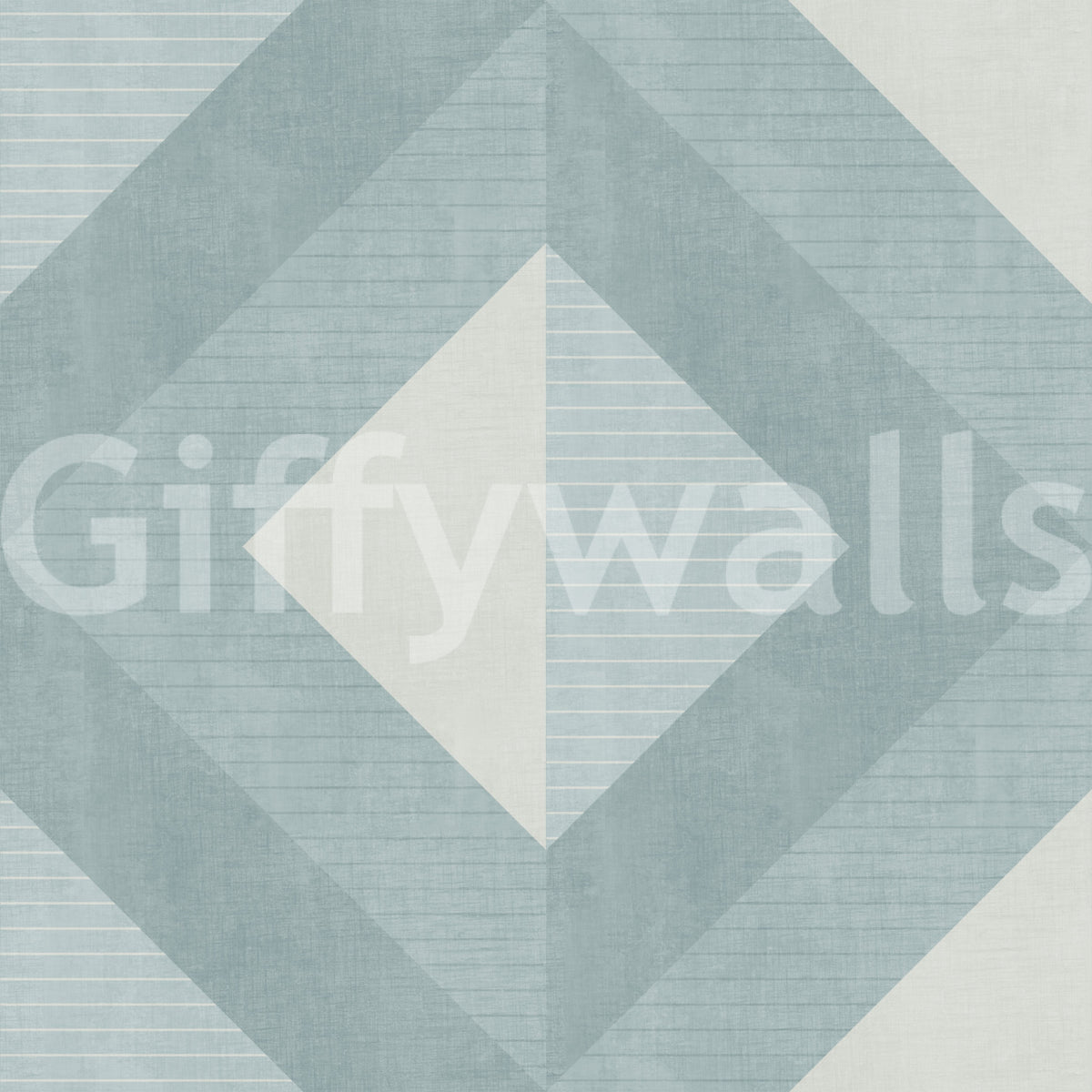 Cerulean Geometric Diamond Layer Wallpaper⁠