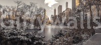 Frozen Urban Sanctuary Wall Mural