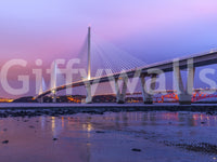 Twilight Firth of Forth Bridge Panorama Wall Mural