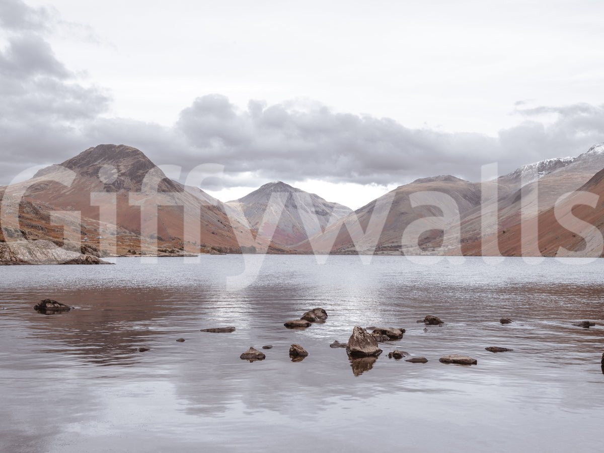 Rustic Highland Reflection Wall Mural