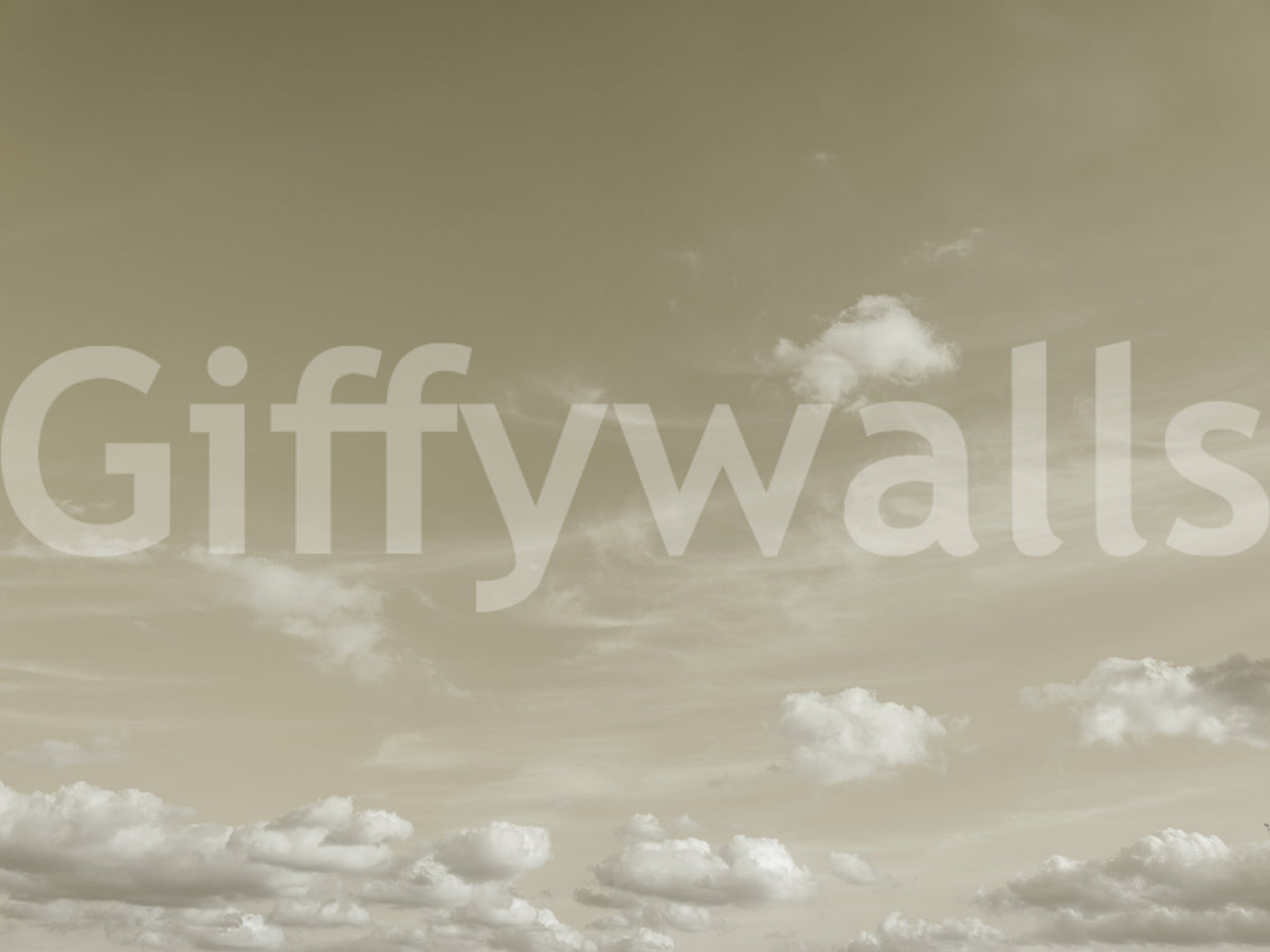 Muted Clouds Ethereal Horizon Wall Mural