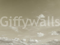 Muted Clouds Ethereal Horizon Wall Mural