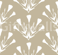 Minimalist Botanical Silhouette Sprigs Wallpaper⁠