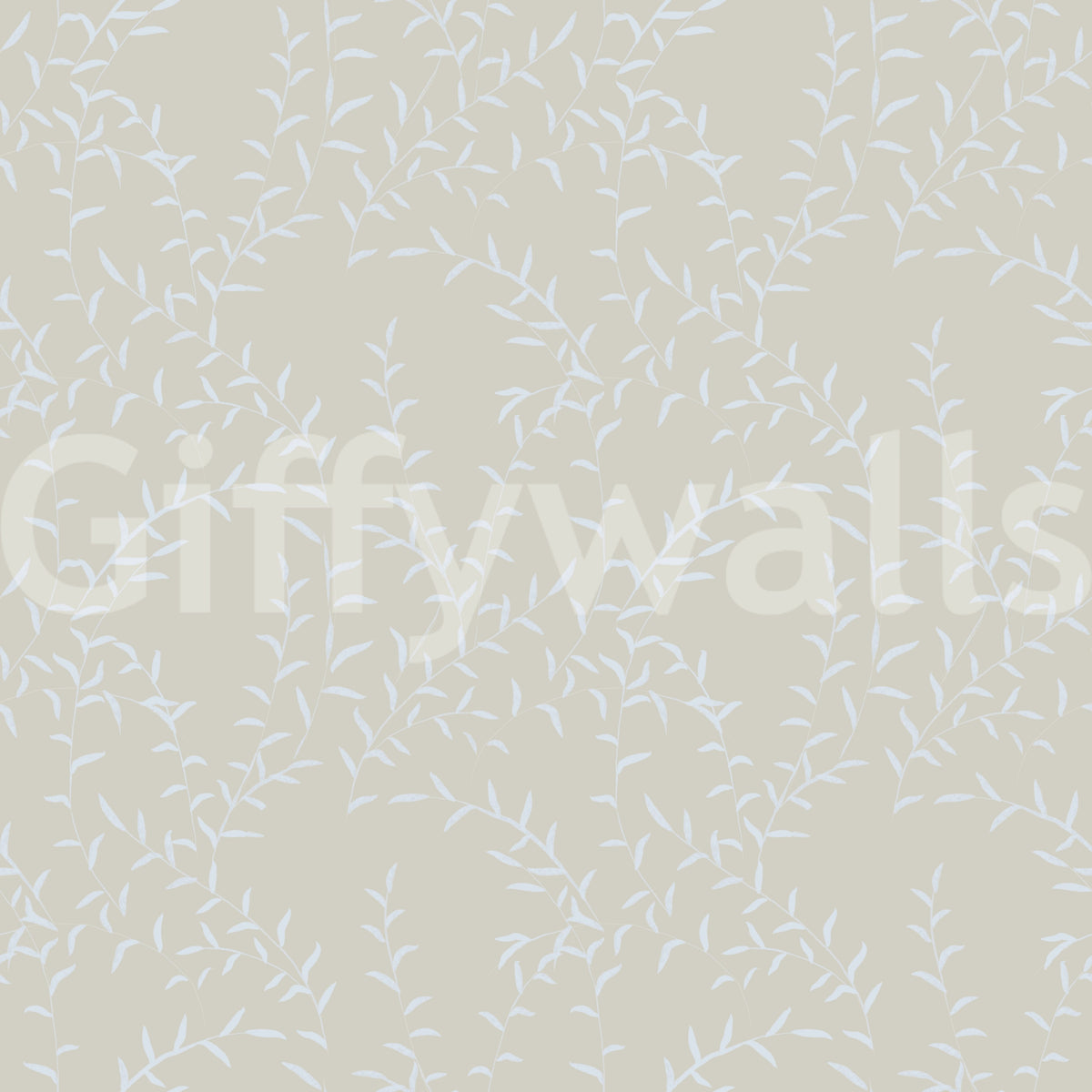 Soft Botanical Willow Sway Wallpaper⁠