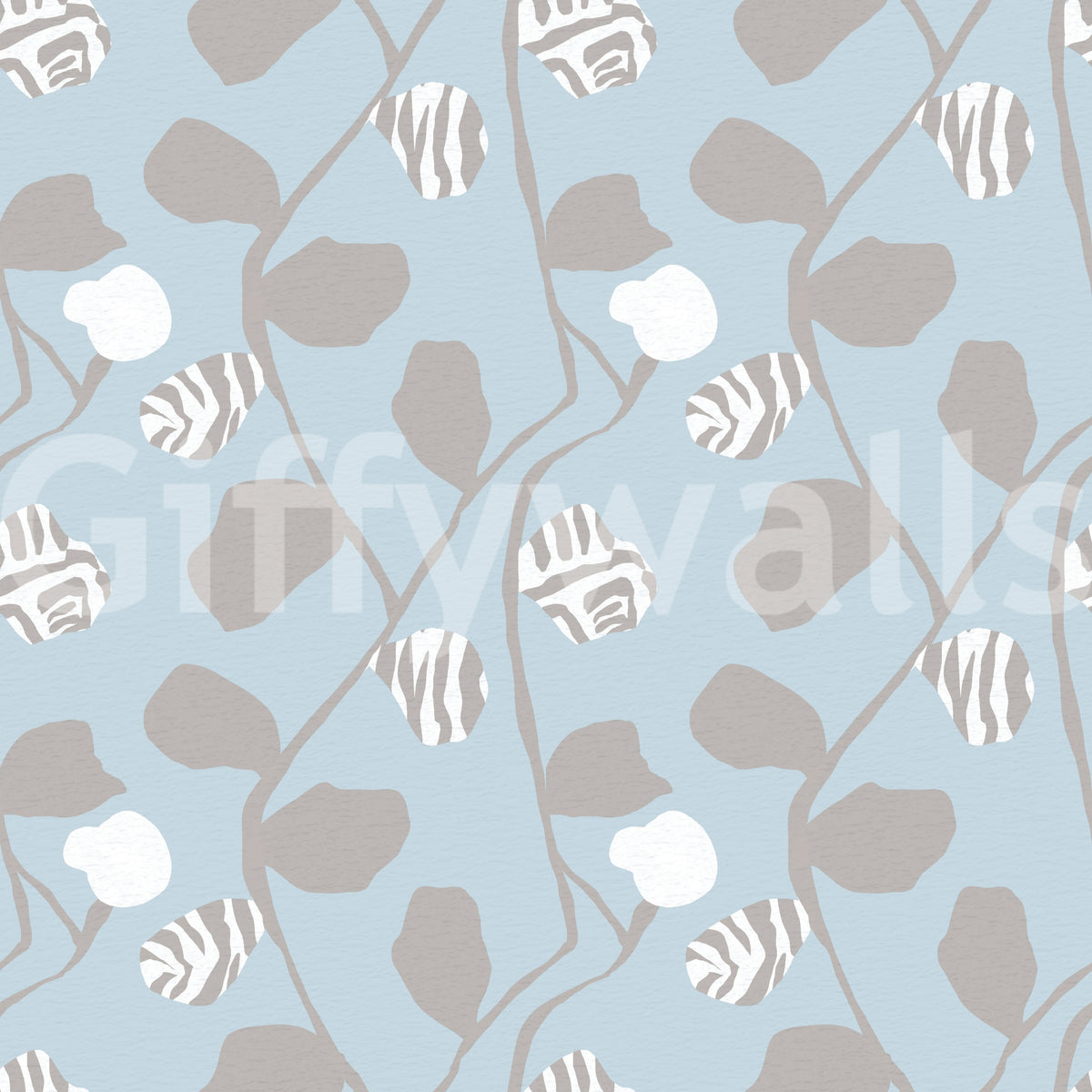 Soft Serenity Botanical Trail Wallpaper⁠