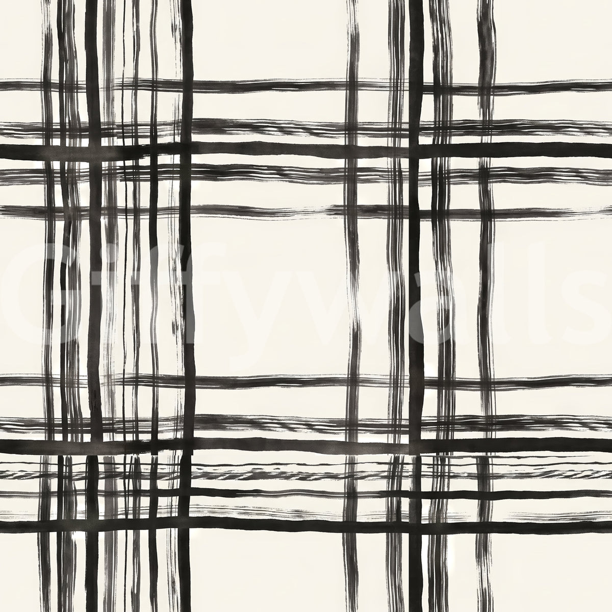 Minimalist Monochrome Grid Wallpaper⁠