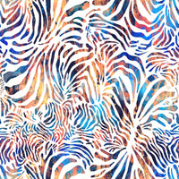 Vibrant Painted Zebra Stripe Wallpaper⁠