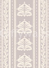 Vintage Chinoiserie Stripe Wallpaper⁠