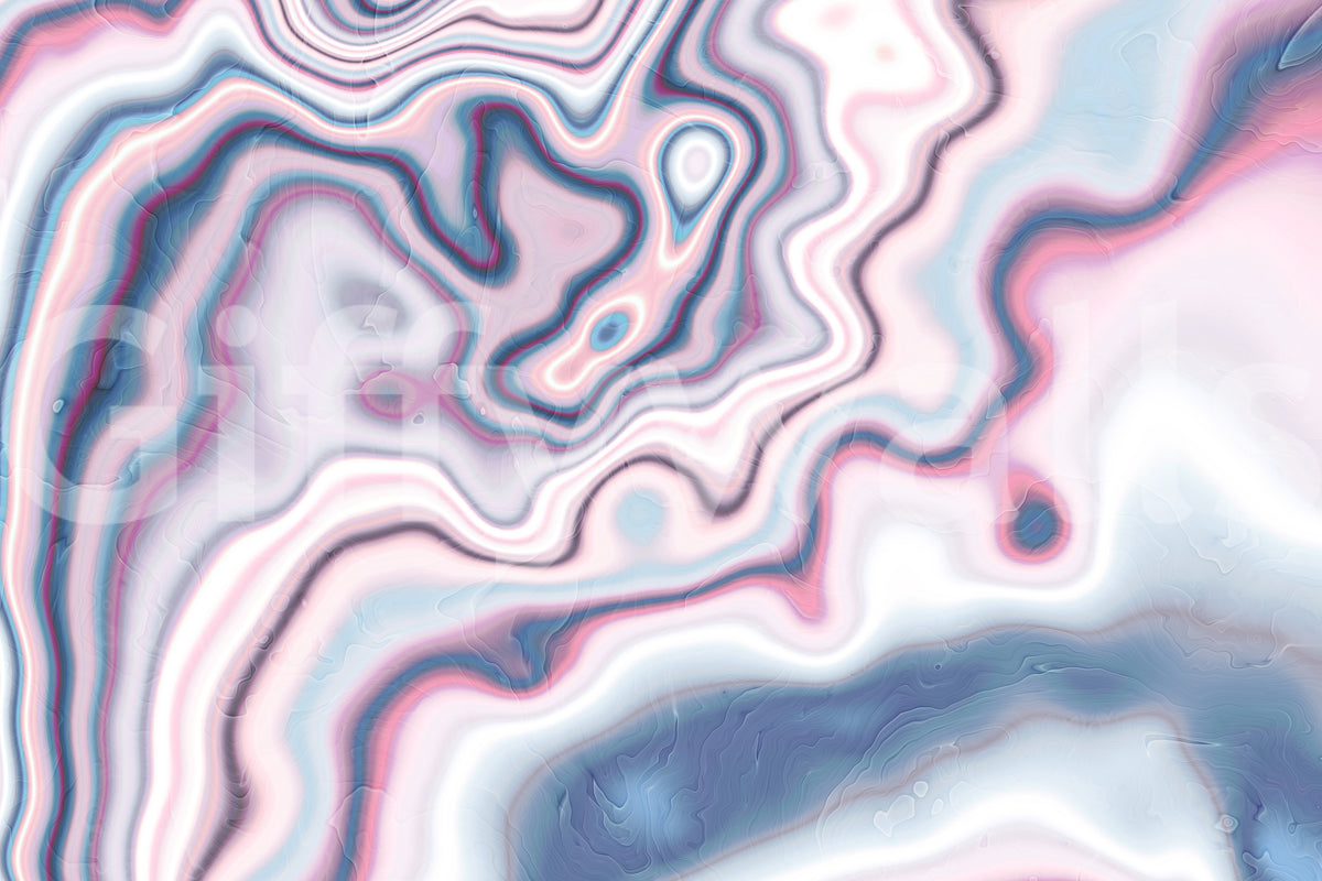 Colorful Abstract Marble Pattern Wall Mural
