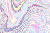 Holographic Marble Wave Texture Wall Mural