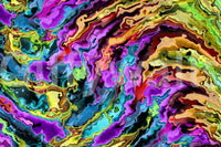 Vibrant Liquid Swirl Abstract Wall Mural