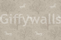 Magical Unicorn Dreamland – Sandstone Wall Mural Wall Mural