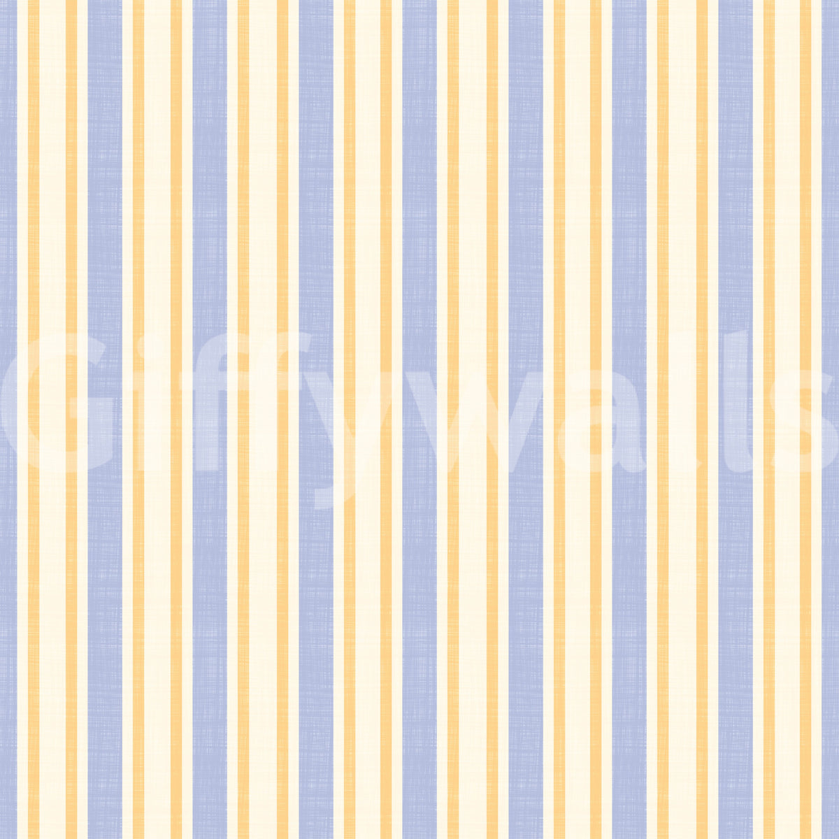 Ivy League Faux Linen Vertical Stripes - Butter Lilac And Cream Wallpaper⁠