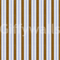 Ivy League Faux Linen Vertical Stripes - Lilac Mustard And Cream Wallpaper⁠