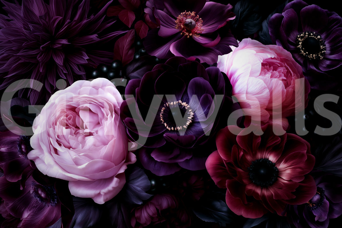 Dramatic Moody Botanical Garden Wall Mural