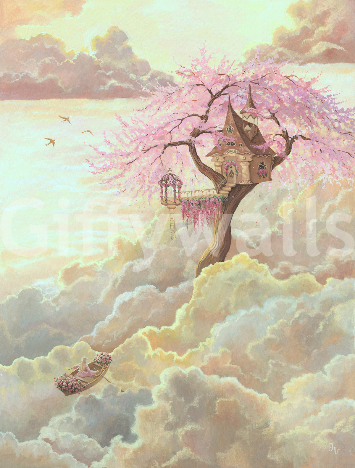 Cloud Nine Wall Mural